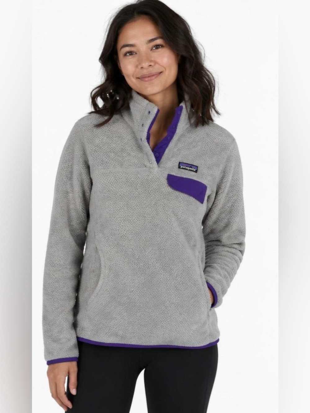 PATAGONIA Women's Re-Tool Polartec Synchilla Snap-T Fleece Pullover Size XS